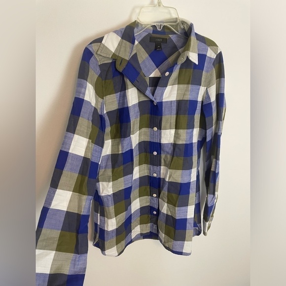 J. Crew 4T Button Up Flannel - Picture 4 of 5